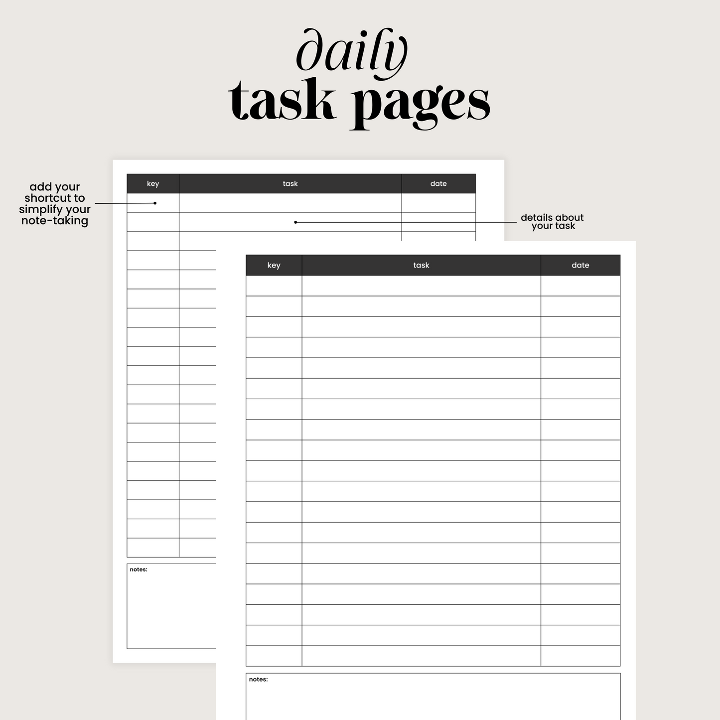 Linen TaskBook