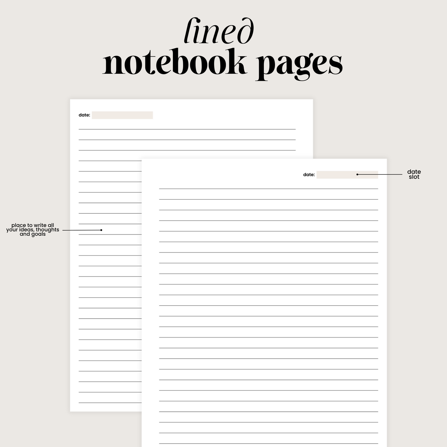 Linen Notebook