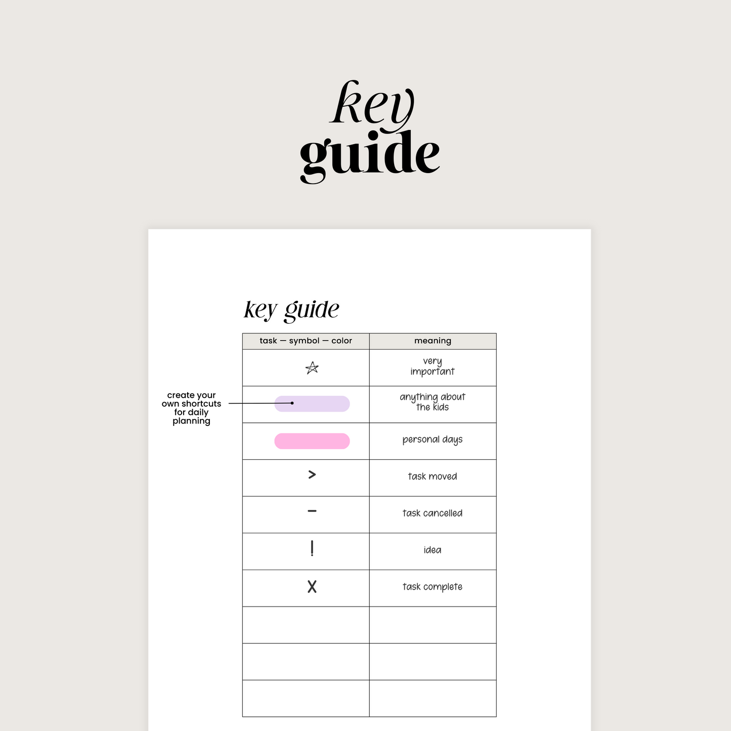 Linen TaskBook