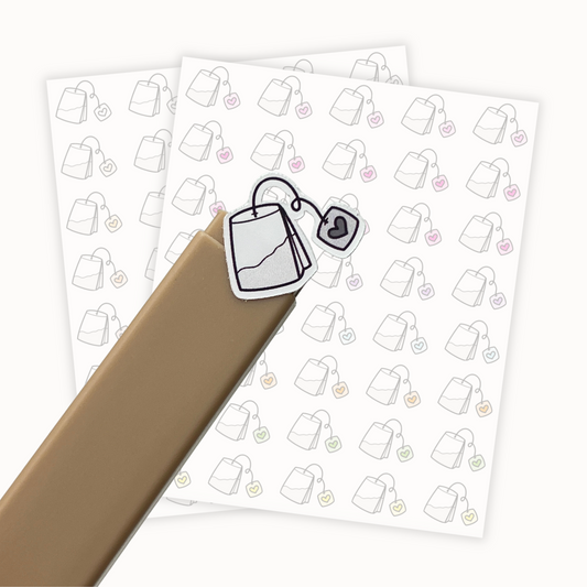 Tea Bags Sticker Sheet